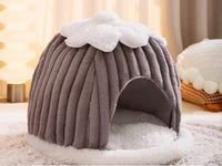 Removable Roof Plush Pet House